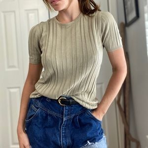 VINTAGE 100% Silk Top